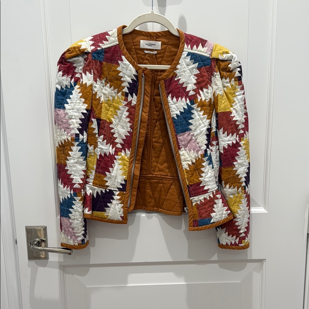 Colorful Quilted Women's Jacket